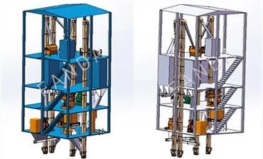 1-10 ตันต่อชั่วโมงเครื่องทำเม็ดอาหารสัตว์ปีก
