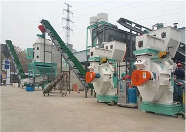 สายการผลิตเม็ดไม้อัตโนมัติที่สมบูรณ์